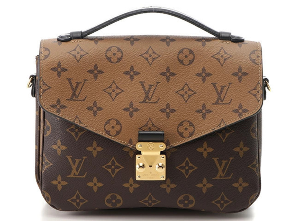 LOUIS VUITTON Shoulder Bag Pochette Metis Monogram Reverse K